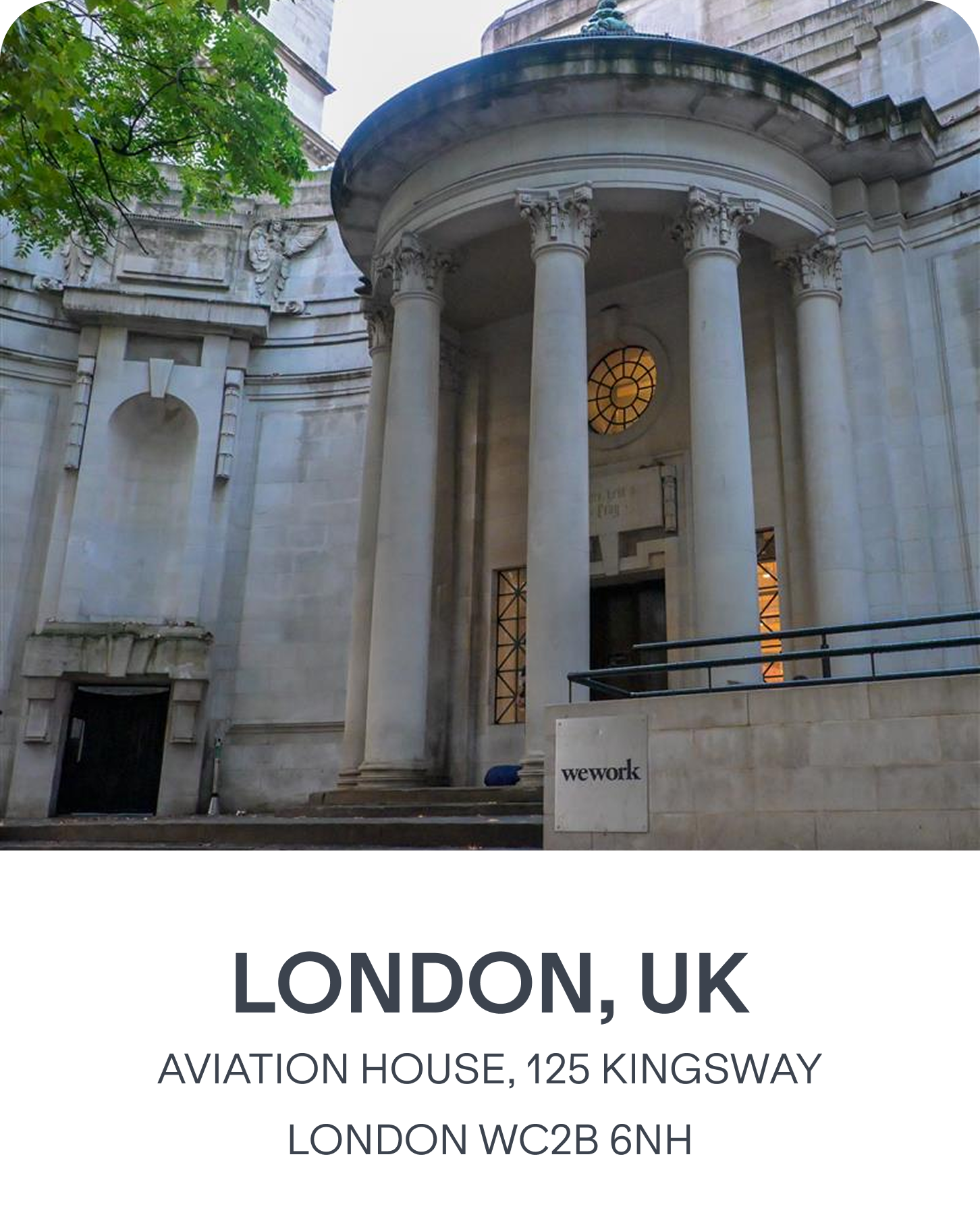 London Office - Aviation House